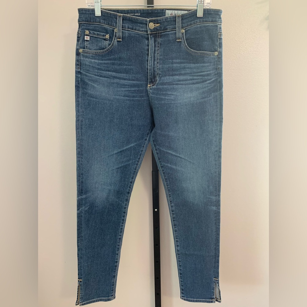 Ag Adriano Goldschmied Blue Skinny Jeans